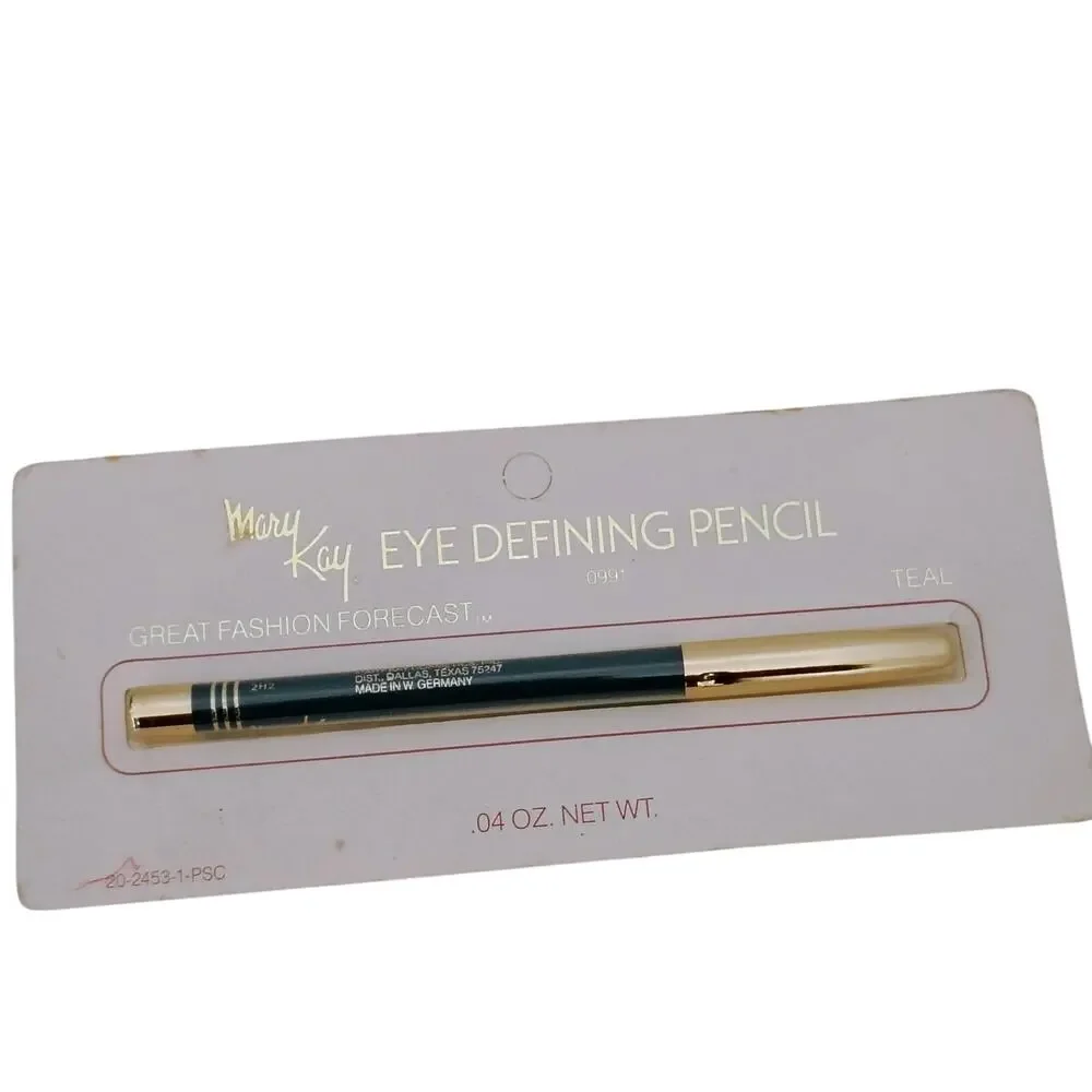 Vintage Mary Kay Teal Eyeliner Defining Pencil 0991 Discontinued New Old Stock